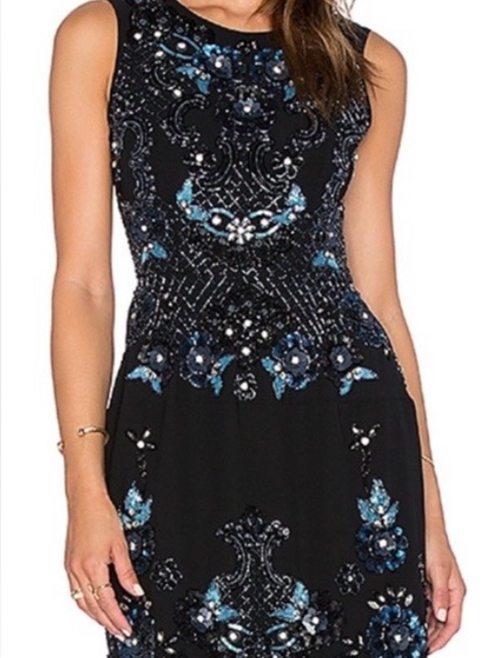 Needle & Thread Ether Crystal Mini Dress